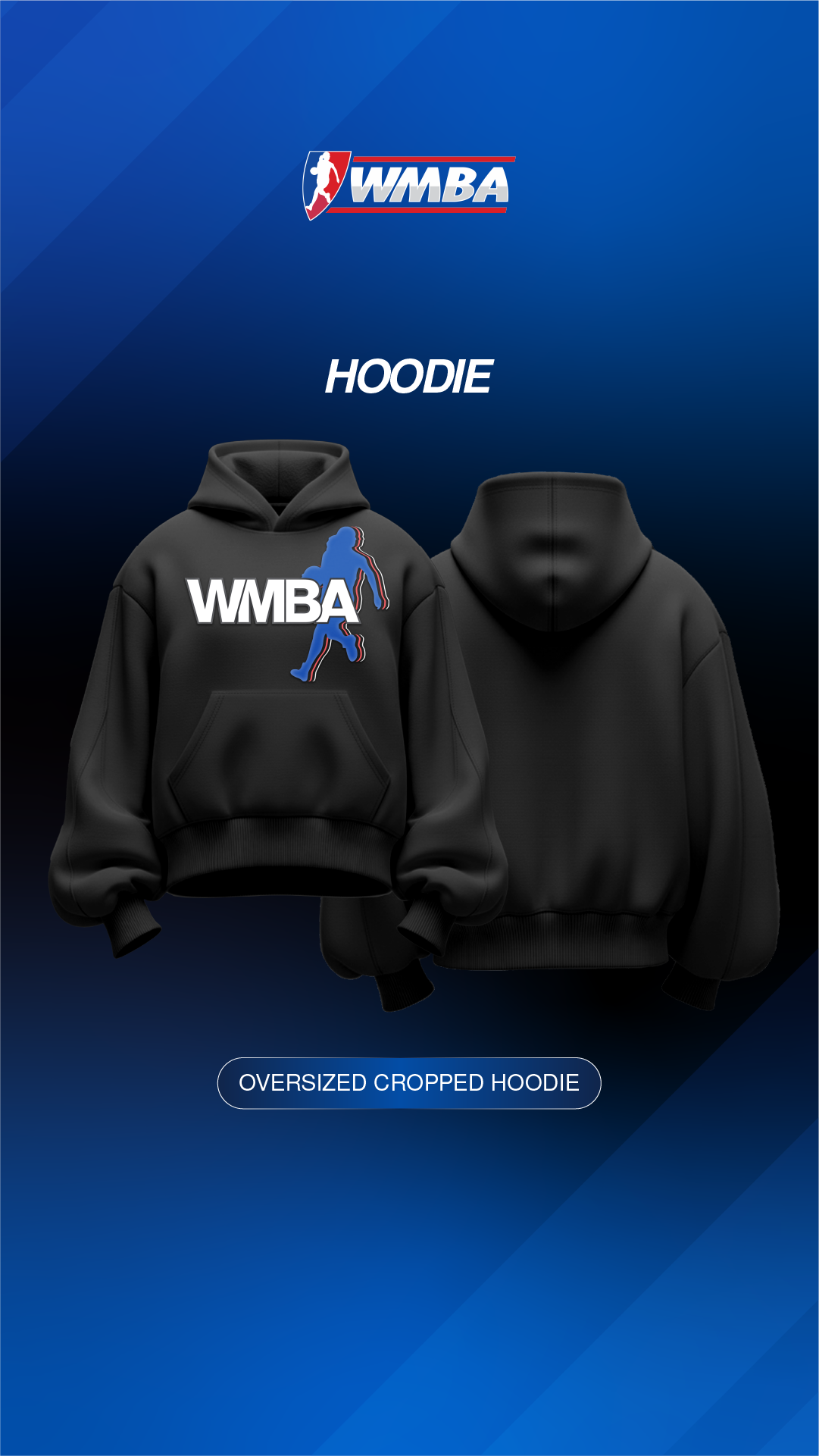 WMBA Legacy Oversized Cropped Hoodie